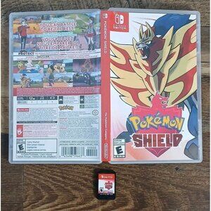 Pokemon Shield (Nintendo Switch, 2019) Complete CIB - Tested